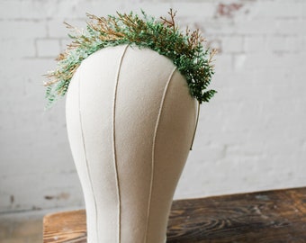 Green and gold fern Hairband