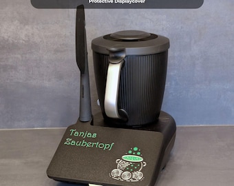 Gepersonaliseerde schermbeschermer compatibel met Thermomix TM7 – hoes met ketelmotief en aangepaste tekst – een magisch keukenaccessoire