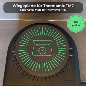 Wiegeplatte für Thermomix TM7 – Zubehör zum Wiegen ohne Mixtopf – 3D-gedruckte Abdeckung für Waagenfunktion – stabile Auflagefläche