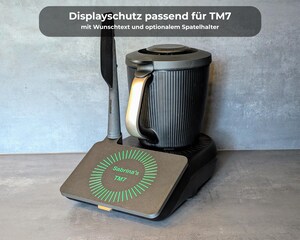 Protection D'écran Antidérapante Pour Thermomix TM7 - Personnalisable Avec Texte - Contre Rayures, éclaboussures Et Soleil