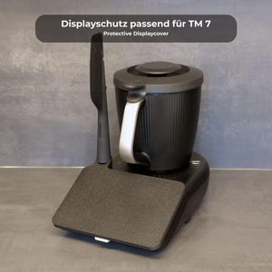 Pellicola protettiva compatibile con Thermomix TM7 – in nero – Accessorio minimalista per uno stile di cucina moderno e purista