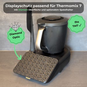 Displayschutz für Thermomix TM7 in Diamant Optik – Passgenauer 3D-Druck – Schützt das Display & verleiht edlen Glanz