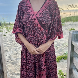 Silk Wrap dress