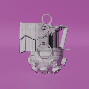 STL Files Arcane League Of Legends Jinx Chomper Grenade Do it Yourself