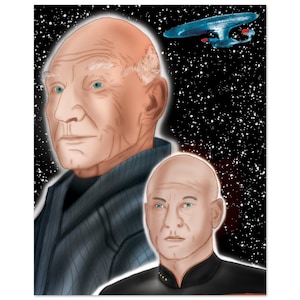 Young & Old Picard Fine Art Poster – Giclée Print, Vivid Colors, Eco-Friendly Paper