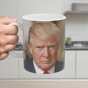 Trump President Mug: Funny Pro-Trump Coffee Cup, Conservative Gift