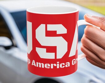 USA KAG Mug: Patriotic Trump Supporter Coffee Cup