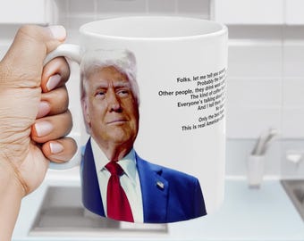 Trump Coffee Mug: Funny Political Gift for Republicans & MAGA Fans