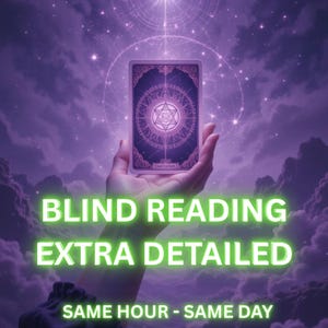 Blind Psychic Reading, Tarot Cards & Spiritual Guidance, Accurate Love Reading, Bling Tarot Reading - Same Hour Delivery