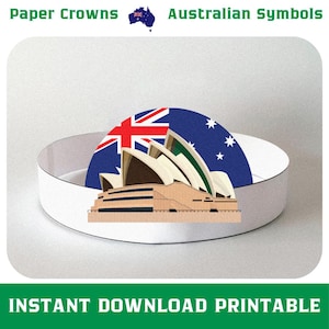 Printable crown, Headbands crowns for kids, Patriotic printable party diy kids headband paper hat craft with coloring version