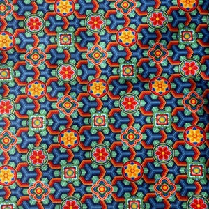 Cotton, Dancheong Pattern, Made in Korea