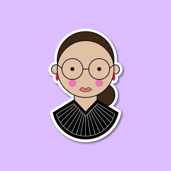 Ruth Bader Ginsburg Sticker RBG sticker Kawaii sticker Leuke sticker Laptop Sticker Waterdichte sticker Mac sticker
