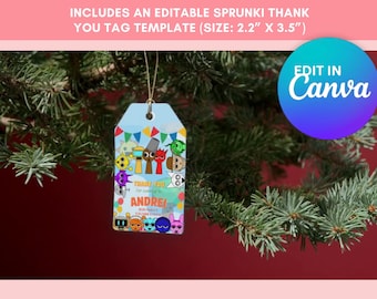 Sprunki Birthday Thank You Cards (Digital Download)