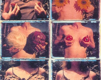 Garden of Breasts series/ photo postcard