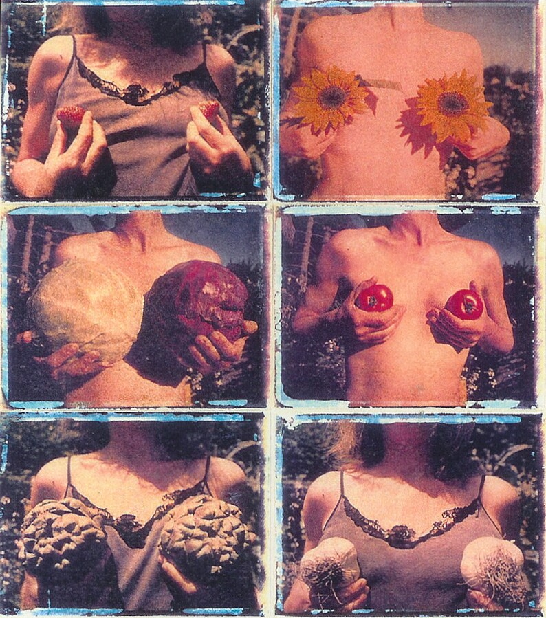 Garden of Breasts series/ photo postcard image 1