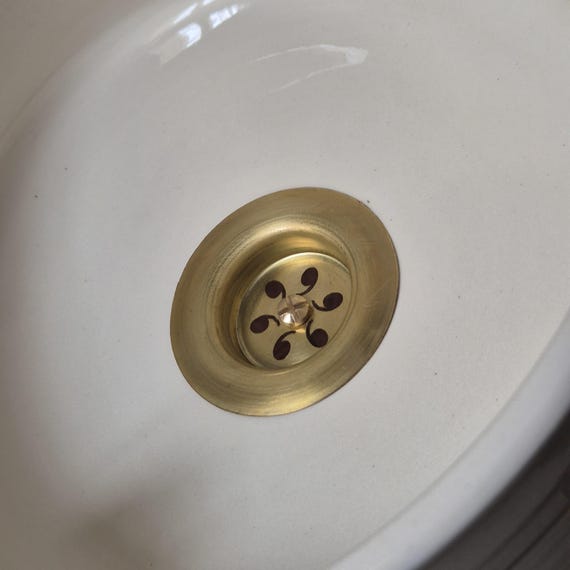 Handmade Solid Brass Bathroom Sink Drain - 45mm Hole