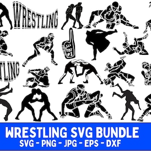Wrestling SVG Bundle, Wrestler Svg, Wrestling Cricut, Wrestling Clip Art, Wrestling Vector, Wrestling silhouette Svg, Wrestling cut file