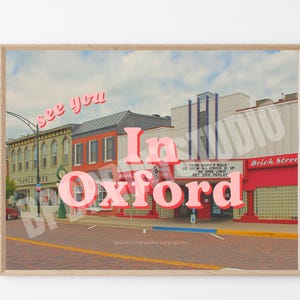 Oxford Ohio Miami University Print