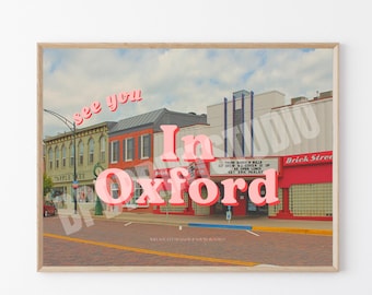 Oxford Ohio Miami University Print