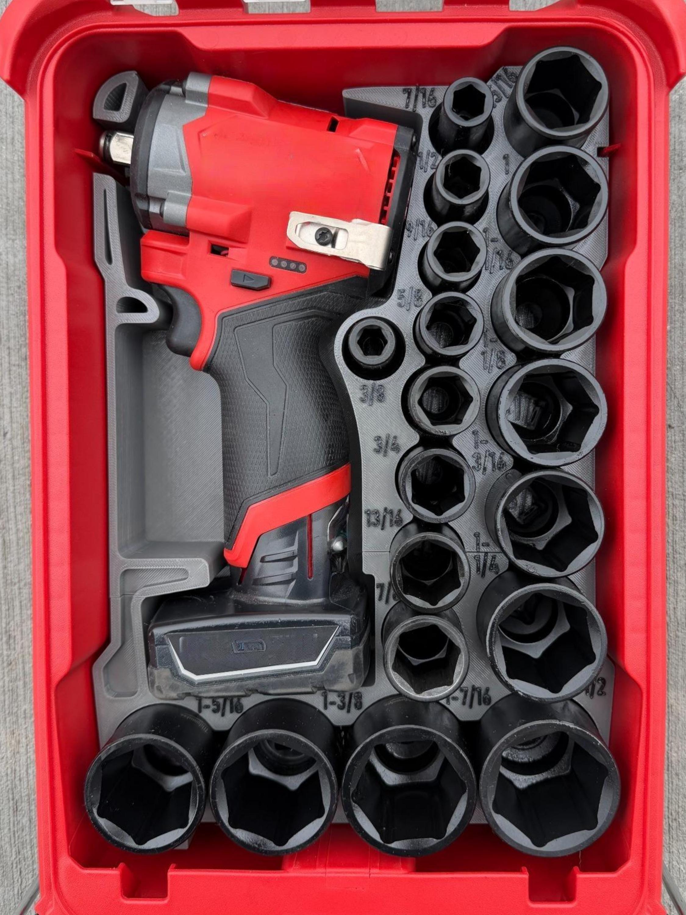 Stall R. Impact Inserts TOOLCRAFT3D Design 3d Printed Insert Designed for Milwaukee Packout ...