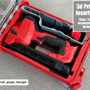 Jonah Pope Design 3D-gedruckter Einsatz für Milwaukee Packout Organizer und M12 Kabelhefter (nur Einsatz)
