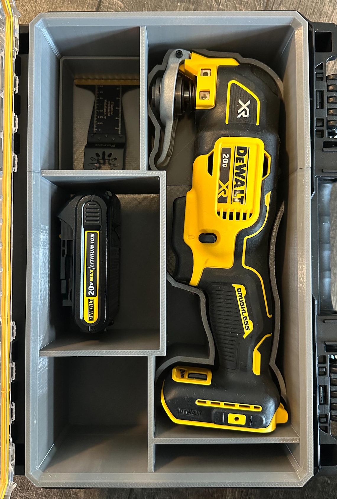 TOOLCRAFT3D Design 3d Printed Insert Designed for Dewalt Tough System 2 ...