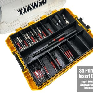 Impact bit holder insert for DEWALT Medium ToughCase (13 Compartment)