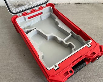 Jonah Pope Design 3d Printed Insert Designed for Milwaukee Packout Organizer and M12 Drill and Impact Driver Gen2 (Insert Only)