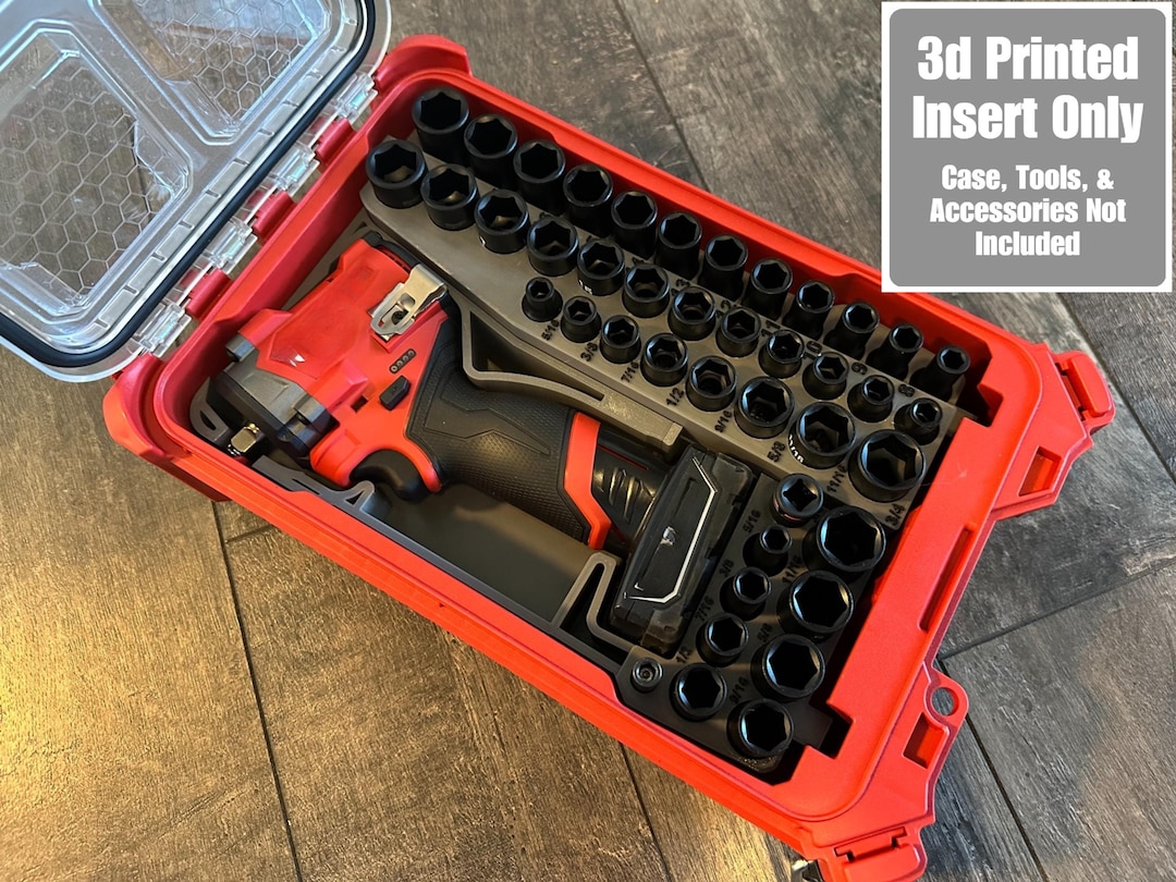 TOOLCRAFT3D Design 3d Printed Insert Designed for Milwaukee Packout ...
