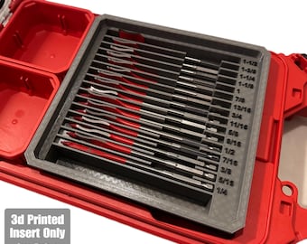 Inserto portabrocas Diablo SPEEDemon para taladro de pala para organizador de perfil bajo Milwaukee PACKOUT