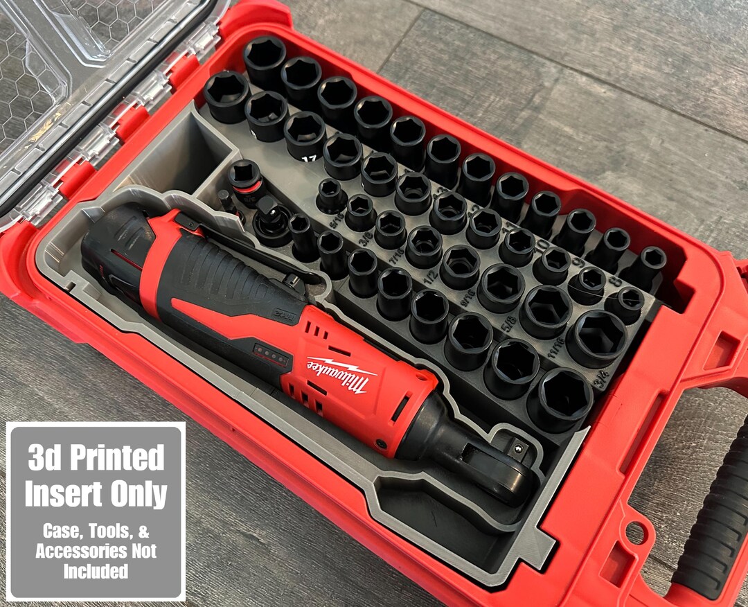 TOOLCRAFT3D Design 3d Printed Insert Designed for Milwaukee Packout ...