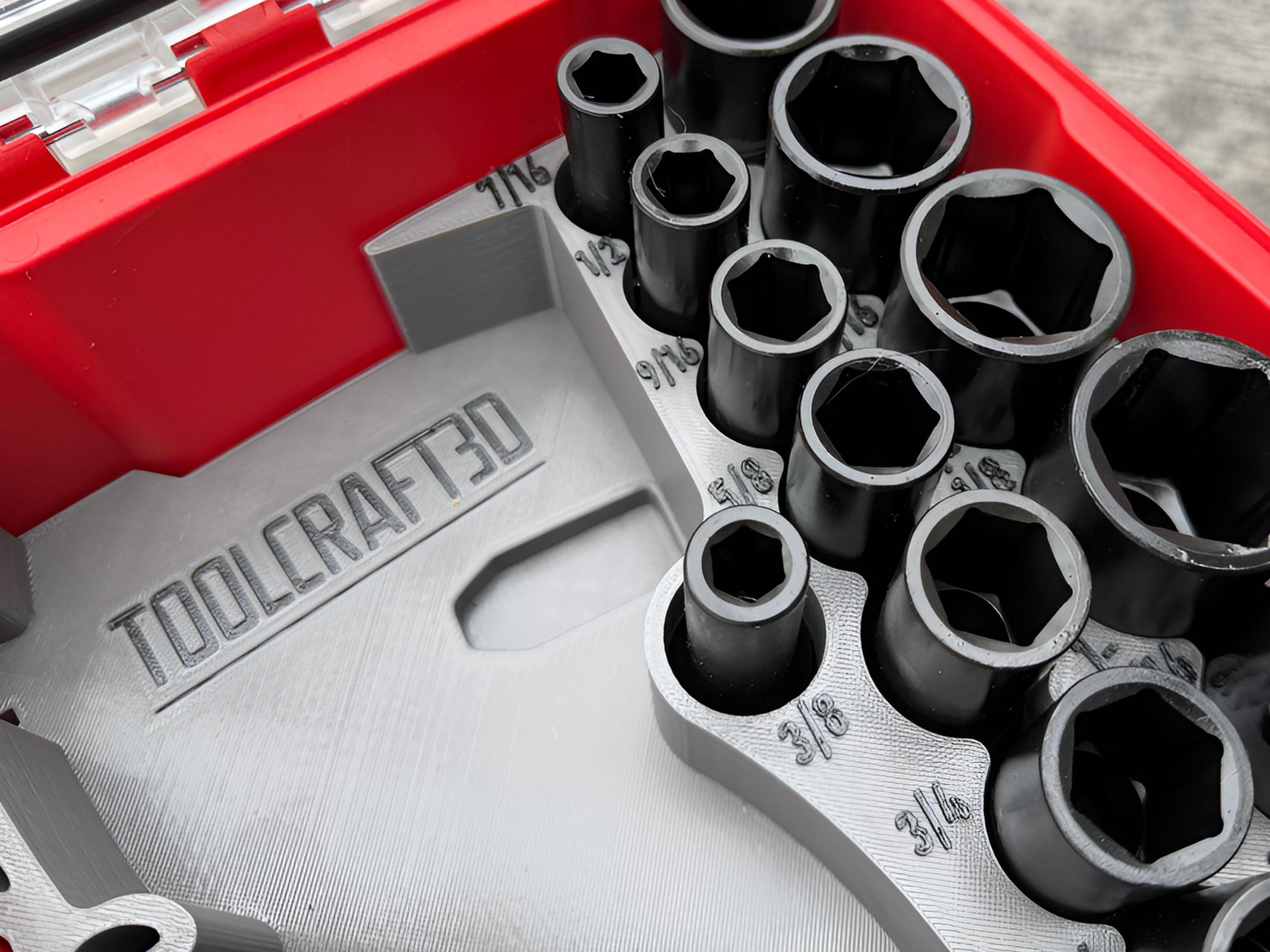 Stall R. Impact Inserts TOOLCRAFT3D Design 3d Printed Insert Designed for Milwaukee Packout ...