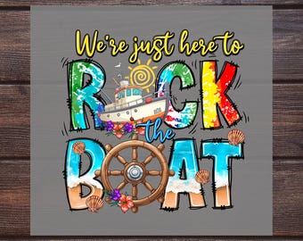 Transferencia de calor DTF de regreso al barco: Vacaciones de verano, viaje en crucero