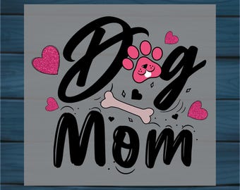Dog Mom DTF Transfer: Ready To Apply Heat Transfer