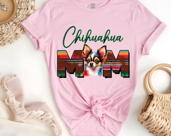 Chihuahua Mom DTF Heat Transfer: Dog Mama Gift