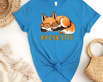 Infoxicated DTF Iron-On Transfer: Minimalist Word Art for Book Lovers