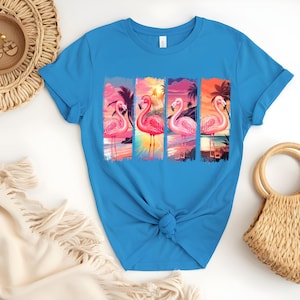 Summer Flamingo Dtf, Gift For Girl, Family Members Gifts, Unique Design Dtf, Pink Flamingo Dtf, Gift For Her, Summer Vibes Dtf, Gang Sheet