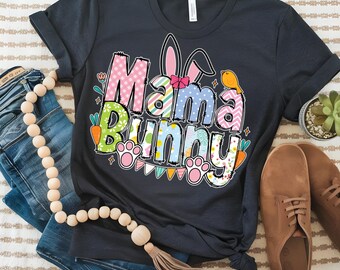 Mama Bunny DTF: Easter Mother's Day Heat Transfer