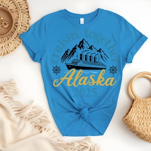 Crusin&#39; Together Alaska 2025 DTF Heat Transfer: Family Vacation