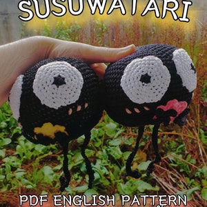 ENG/ESP Crochet Pattern: Susuwatari (Studio Ghibli)