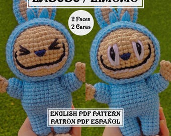 ENG/ESP Crochet Pattern: Labubu/Zimomo
