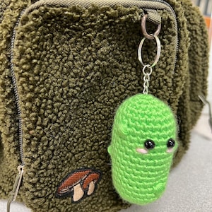 Gehäkelte Gurke Schlüsselanhänger (NUR MUSTER)