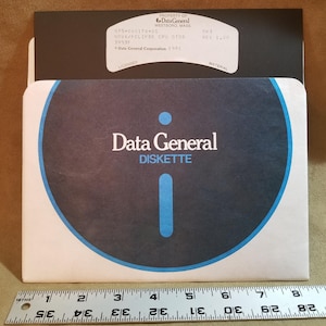 Vintage 8&quot; Floppy Disk