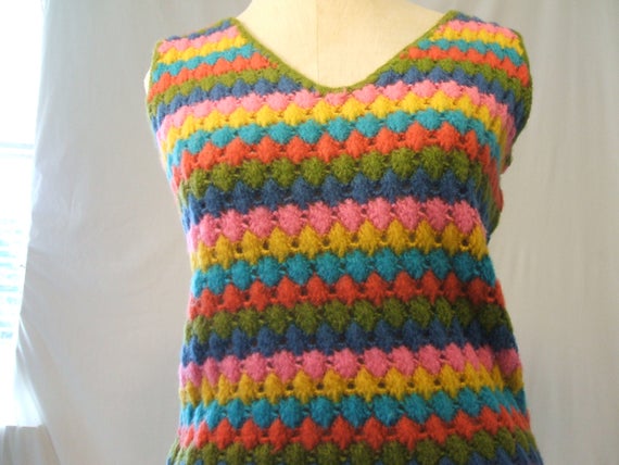 Knit V-Neck Sweater Sleeveless Koret Of Californi