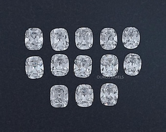 Old Mine Cushion Cut Lab Grown Loose Diamond, EF-VS Clarity Lab Diamond, Solitär Handgjord Diamant, Lab Stone För Personliga Smycken
