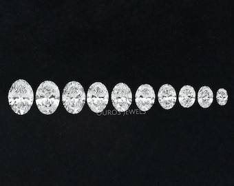 Oval Cut Diamond For Personalized Jewelry, Lab Grown Diamond In Various Size, EF-VS Clarity Diamond, Diamond For Making Wedding Jewelry