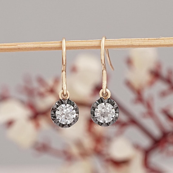 lab grown diamond earrings