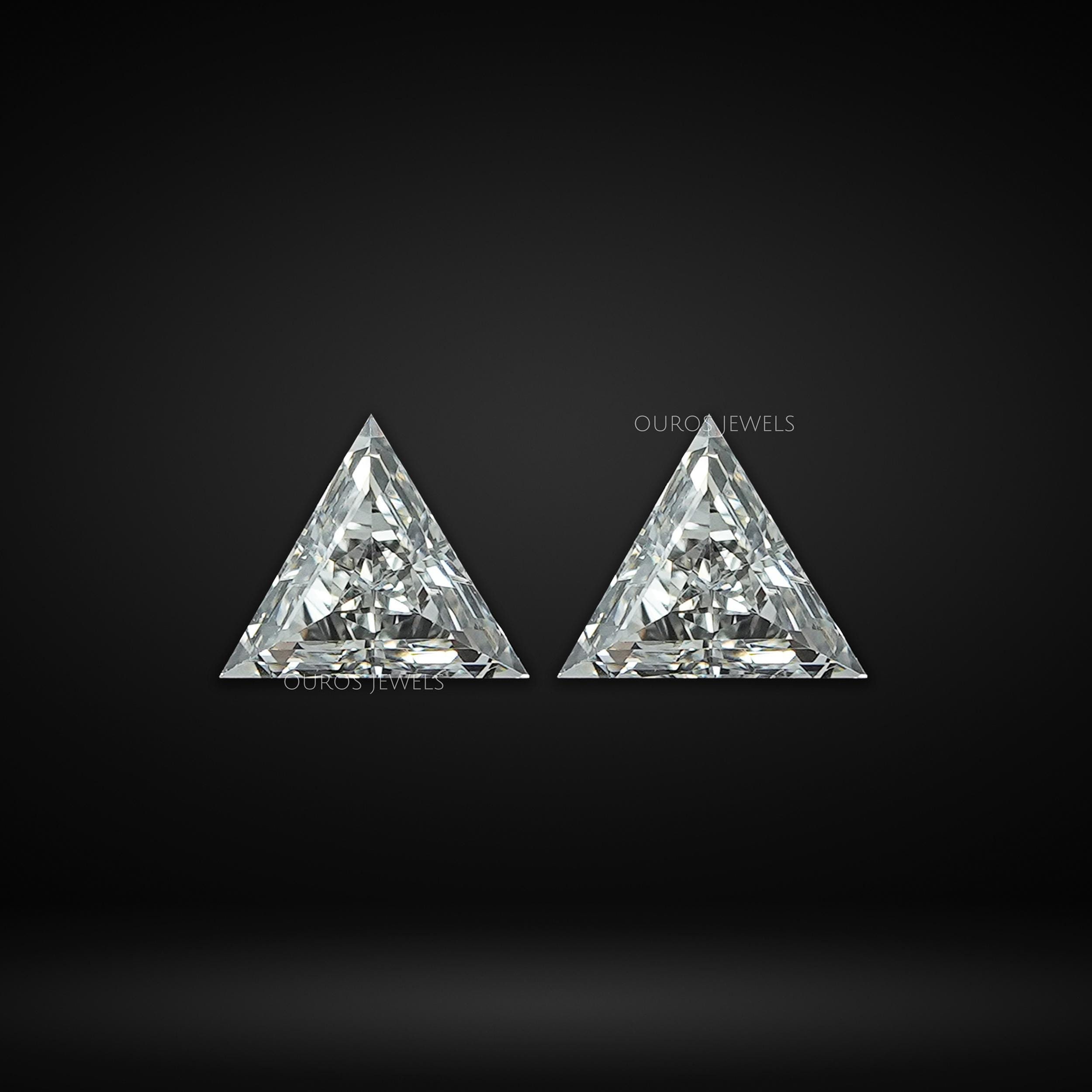 Triangle Lab Diamond Triangle Cut Lab Grown Pair Diamond, 0.25 - 2.00 TCW Lab Grown Loose ...