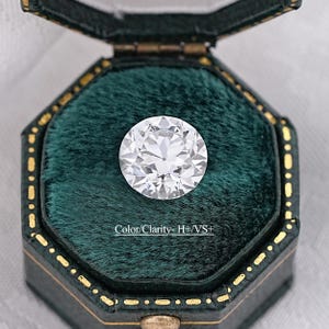 Old European Round Cut Lab Diamond, IGI Certified CVD Loose Diamond For Jewelry, OEC Round Diamond Anniversary Ring For Her, Old Cut Diamond