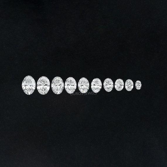 0.07 To 0.52 Carat Oval Cut Conflict Free Diamond, Lab Grown Solitaire Diamond For Anniversary Ring, Loose Diamond For Customized Jewelry
